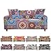 FANSU Fundas de Sofa, Estampado Mándala Cubierta para Sofá Elástica 1/2/3/4 plazas Universal Protector Ajustables Lavable de Sofá Antideslizante Fundas para Sofas- (Empalme,2 Plazas)