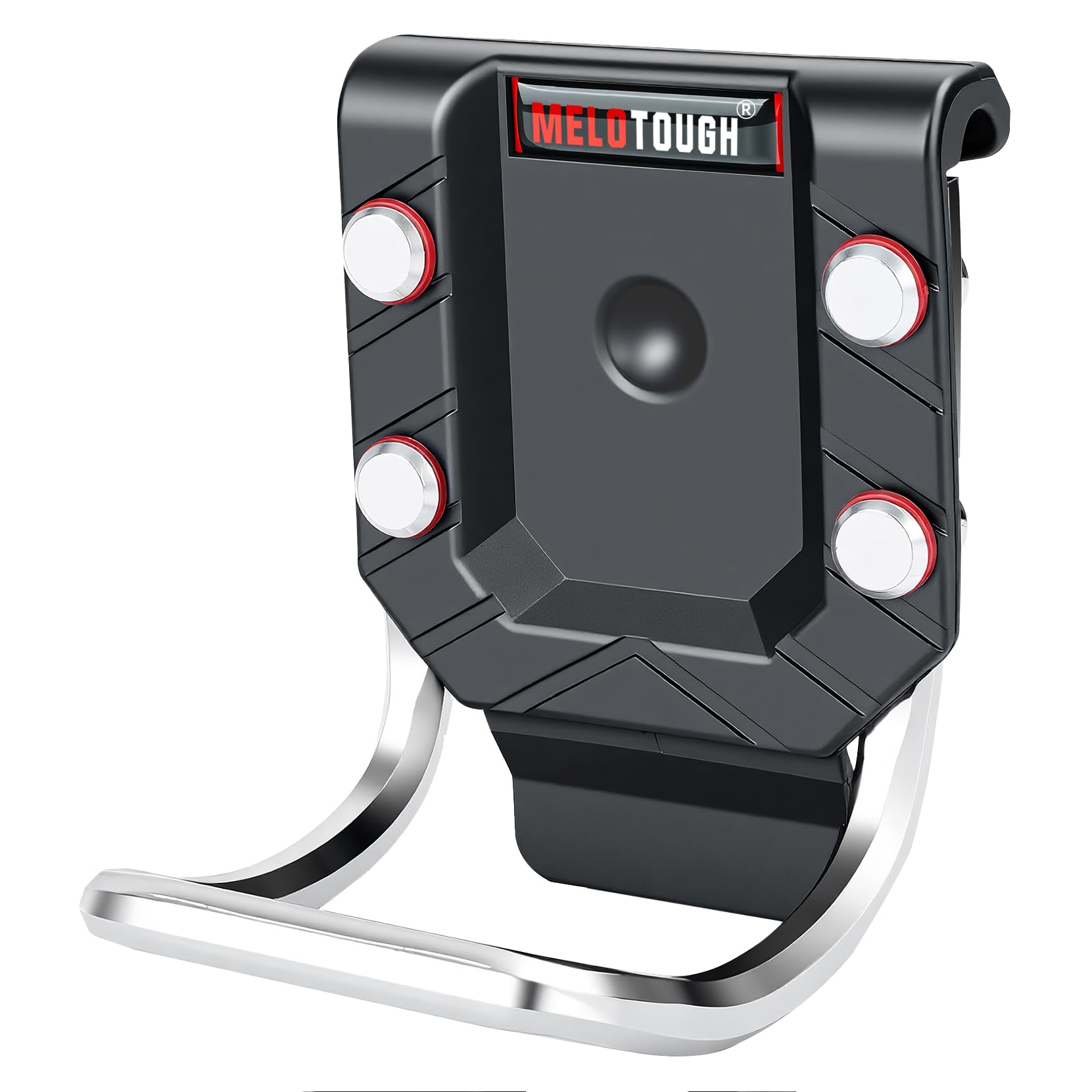 MELOTOUGH Hammer Holder for Belt, Quick-Release Tool Holster & Loop, Fits Up to 2.7" Belts, Heavy-Duty Aluminum Alloy Clip for Hammer, Hatchet, Mallet