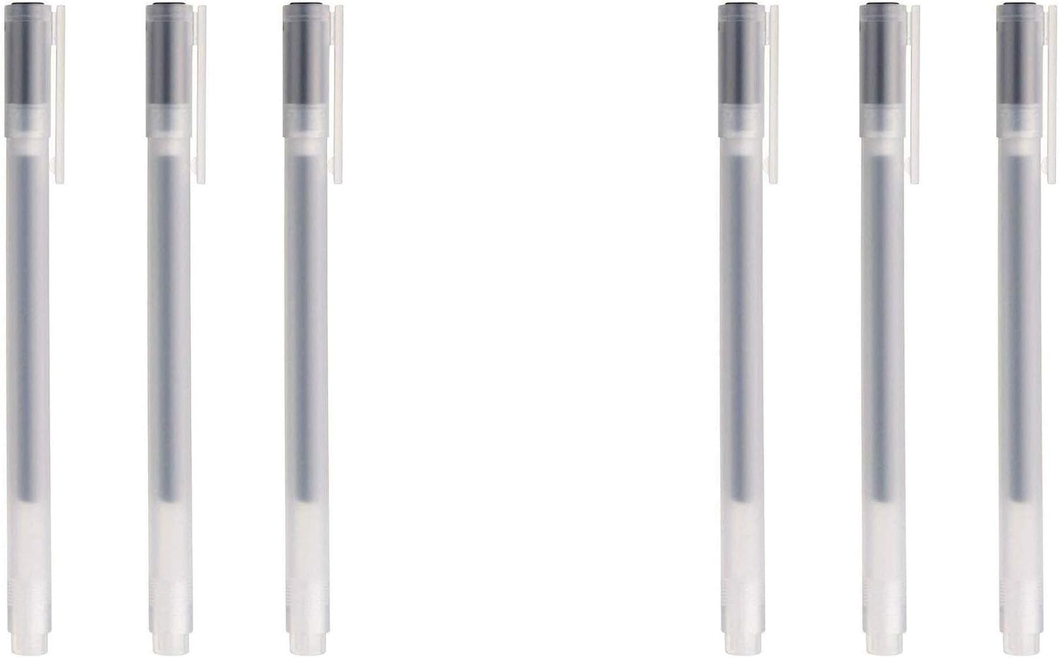 Muji Gel Ink Ball Point Pen, Black, 0.5mm, Pack of 3 (Japan Import