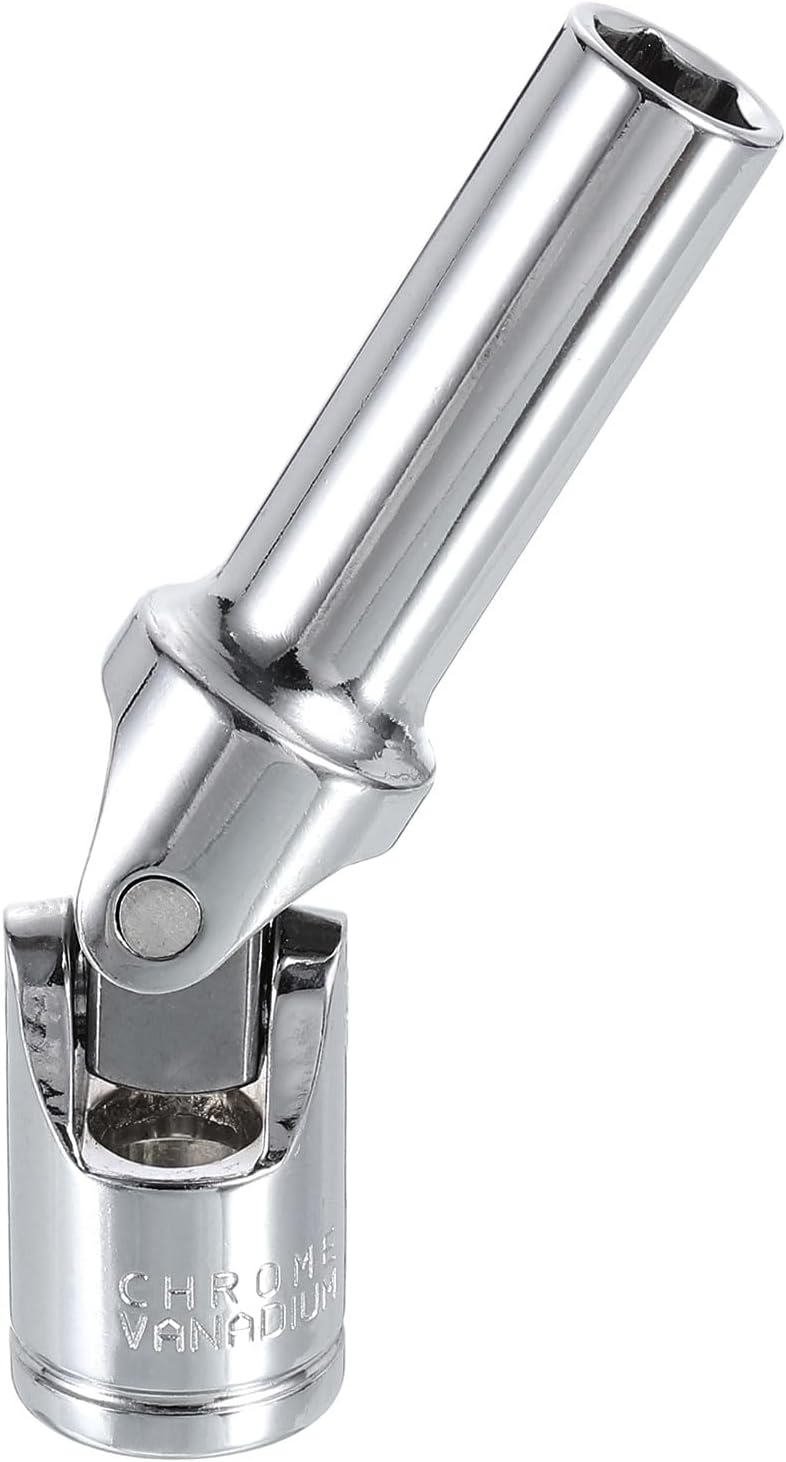 3/8" Drive Universal Joint Socket 9mm CR-V Metric 6-Point Rotation Swivel Flex Socket