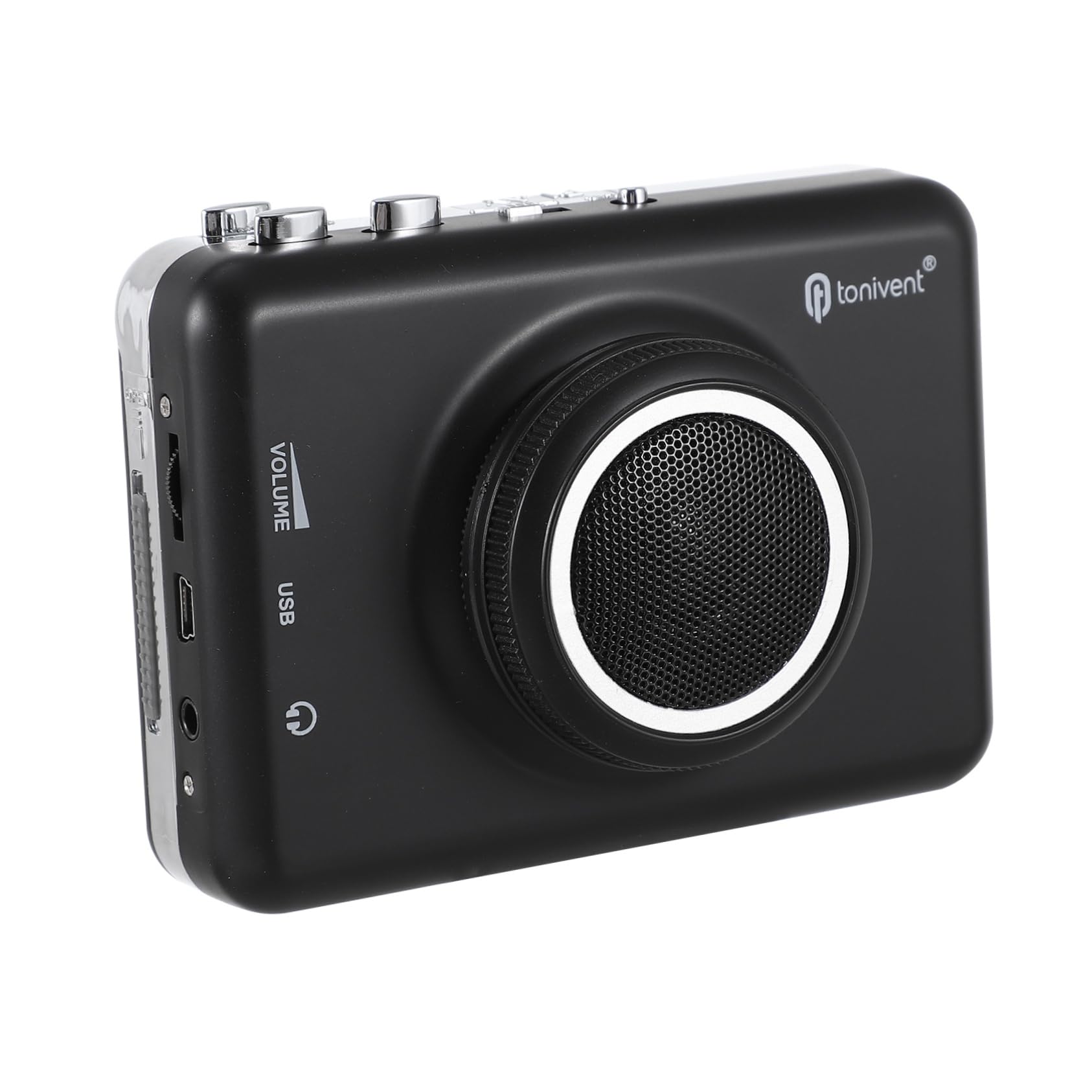Homoyoyo Cassette to Converter Portable Tape Player Detachable Speaker Lightweight Digital Audio Converter for Music Playback and Transfer Compatible Headphones and Speakers