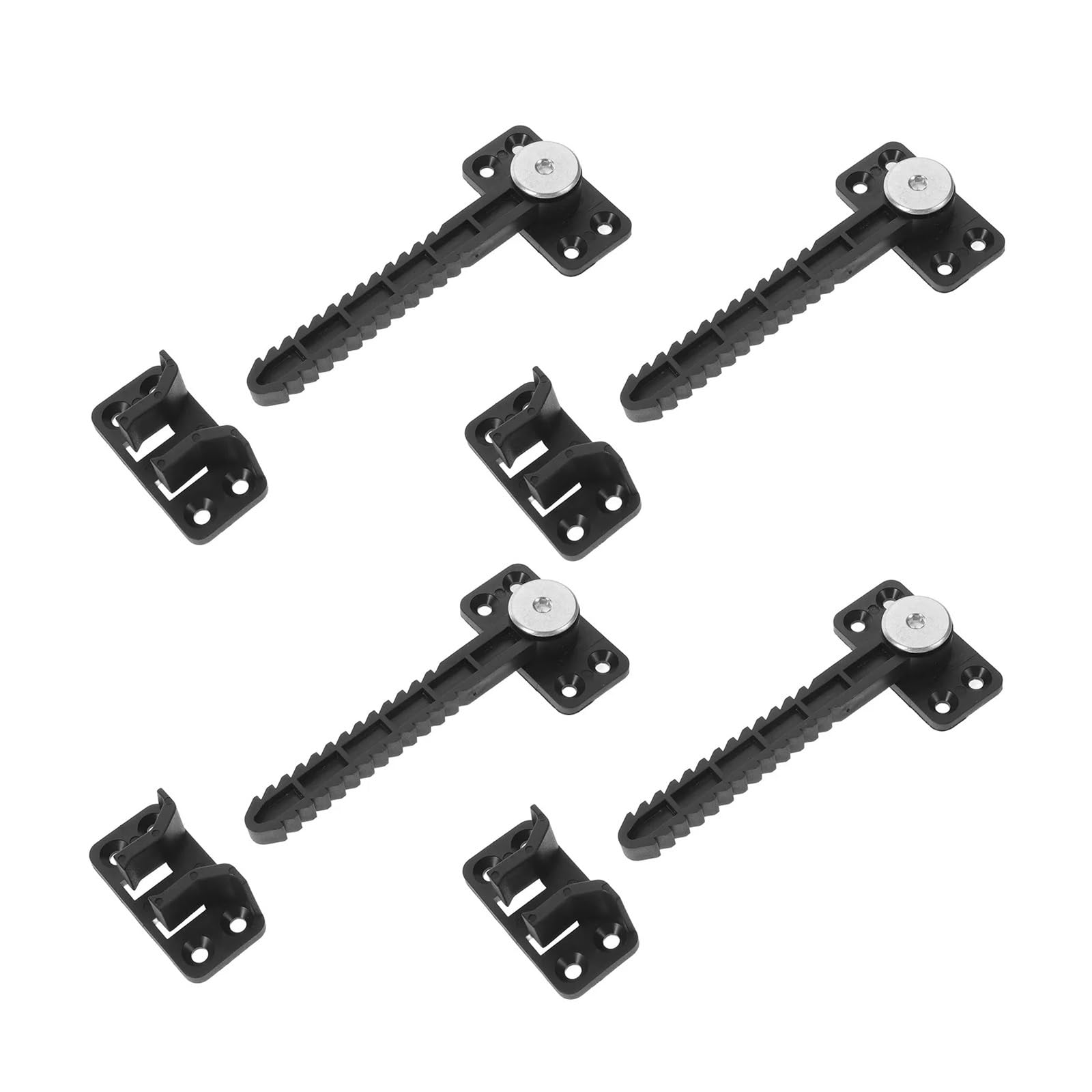 Hzomif Sofa Sectional Connector Brackets 10Pcs Heavy Duty Plastic Serrated Joint Snap for Furniture Repair Fixing