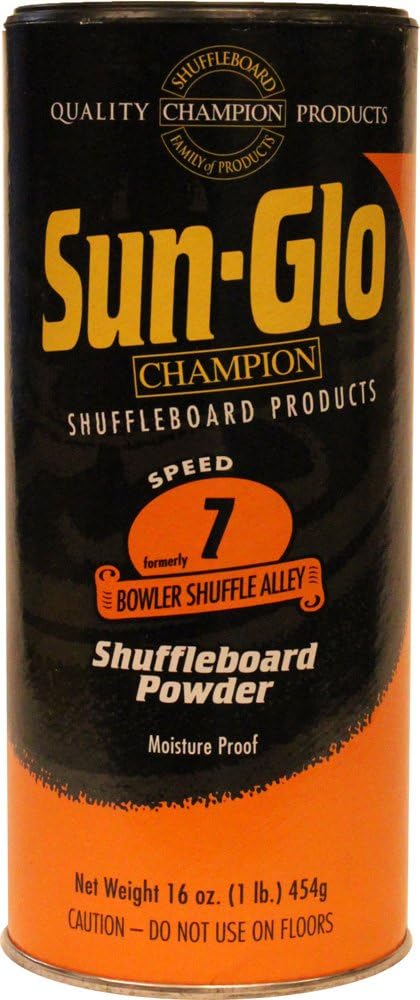 SunGlo Bowler Shuffle Alley Wax - 6 Pack of 1 pound Cans Speed #7