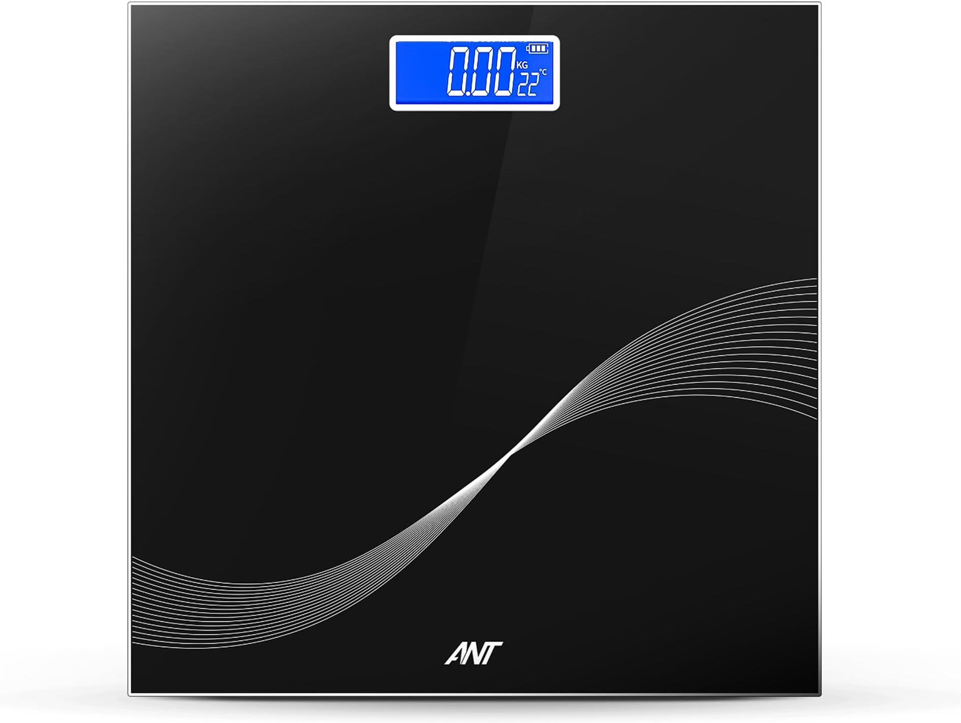 Ant Esports Flora Wave Digital Body Weighing Scale | Portable Lightweight Design | 180 kg Weight Capacity | High-Precision Sensor | Automatic Power Off