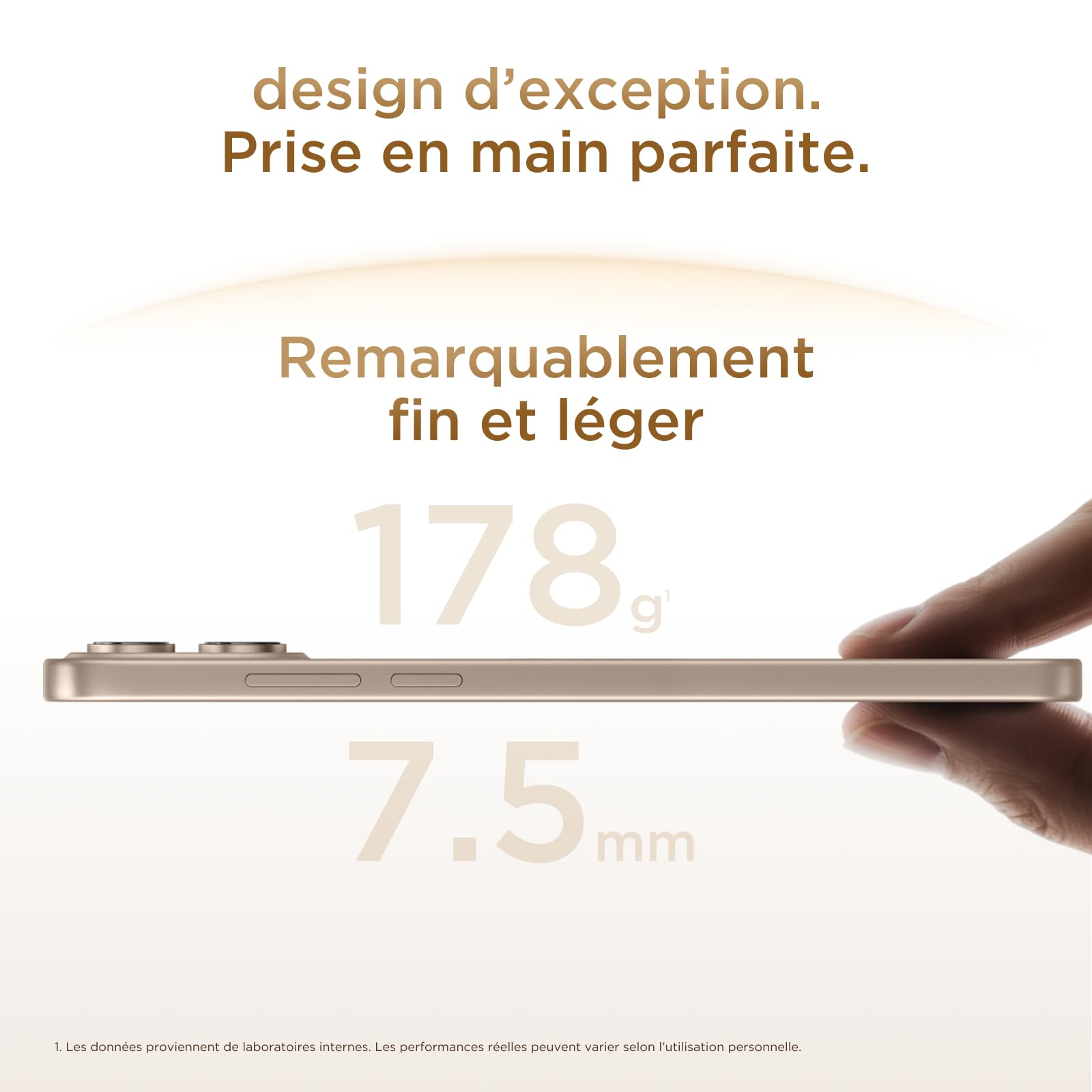 Smartphone TCL P80 5G Design Fin 6,83'' 1.5K AMOLED OIS 50MP 256Go Or