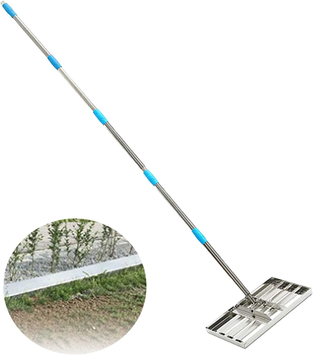 Amazon.com: NVYAZJ Lawn Leveling Rake, Detachable Stainless Steel ...