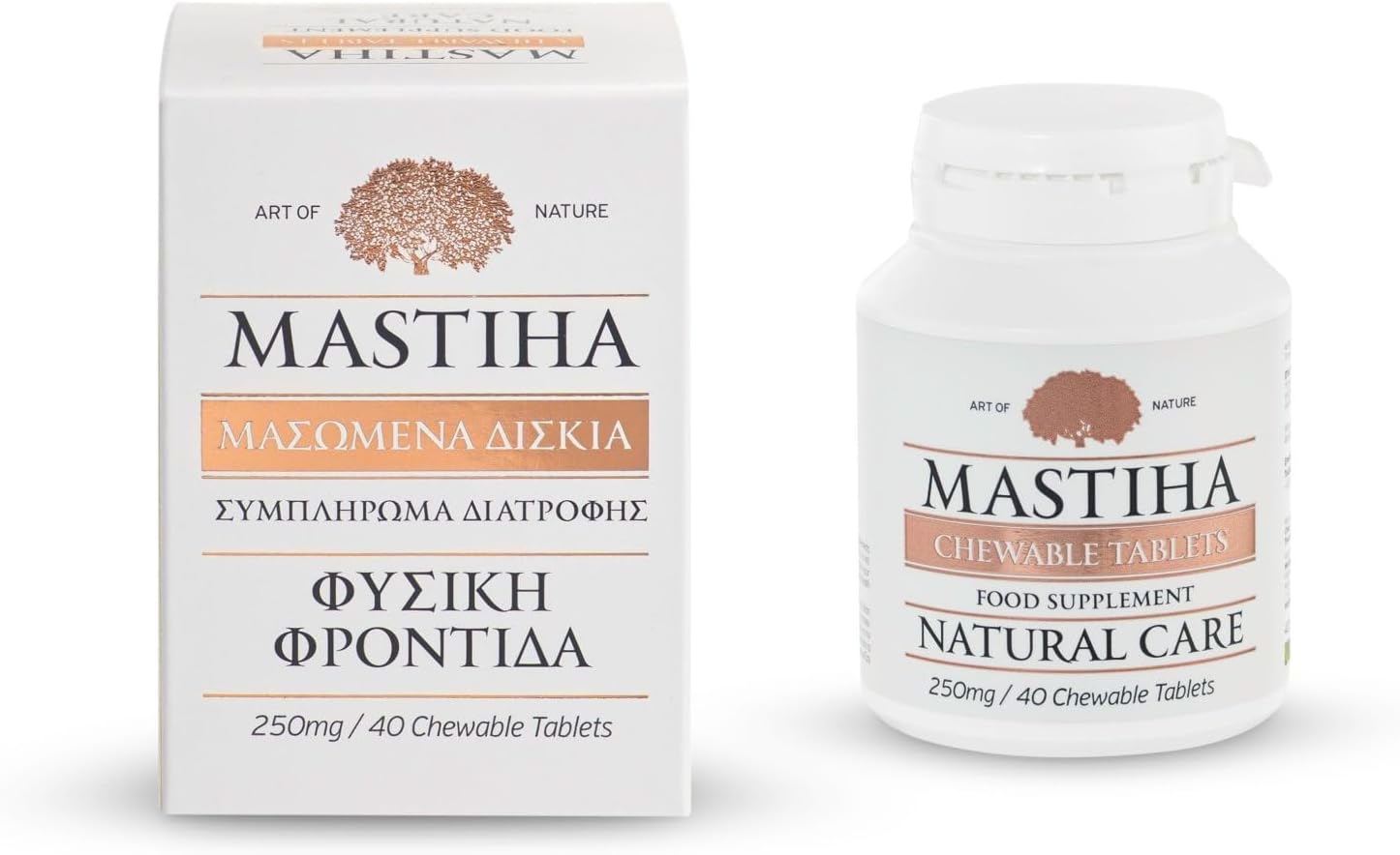 Mastiha Chewable Food Supplement Tablets, 40 g