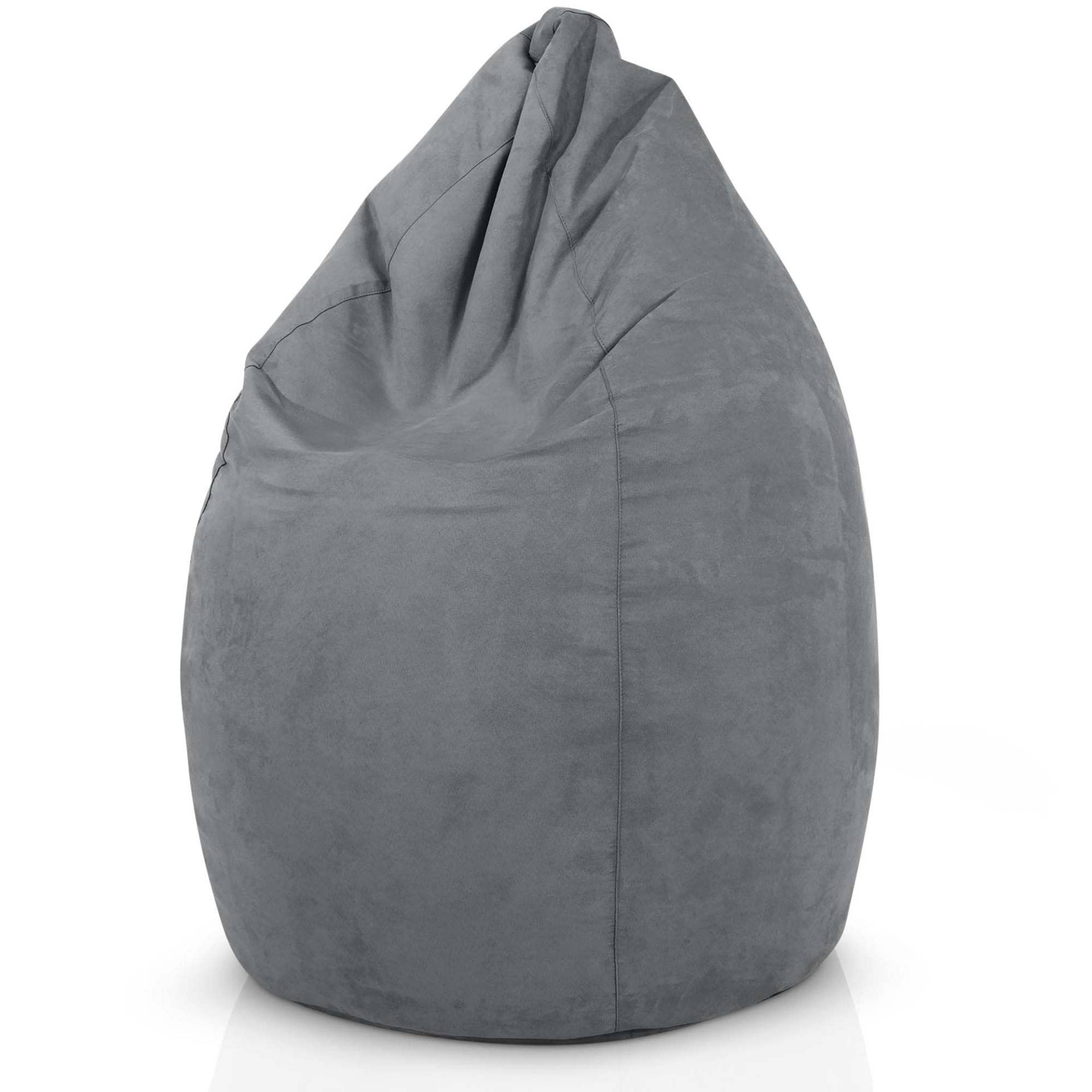 Green Bean© Pouf avec Dossier 60x60x90cm - Coussin de Siège Intérieur Remplissage 220L Doux et Lavable - Bean Bag Coussin de Sol Lounge Chair Hocker Chaise