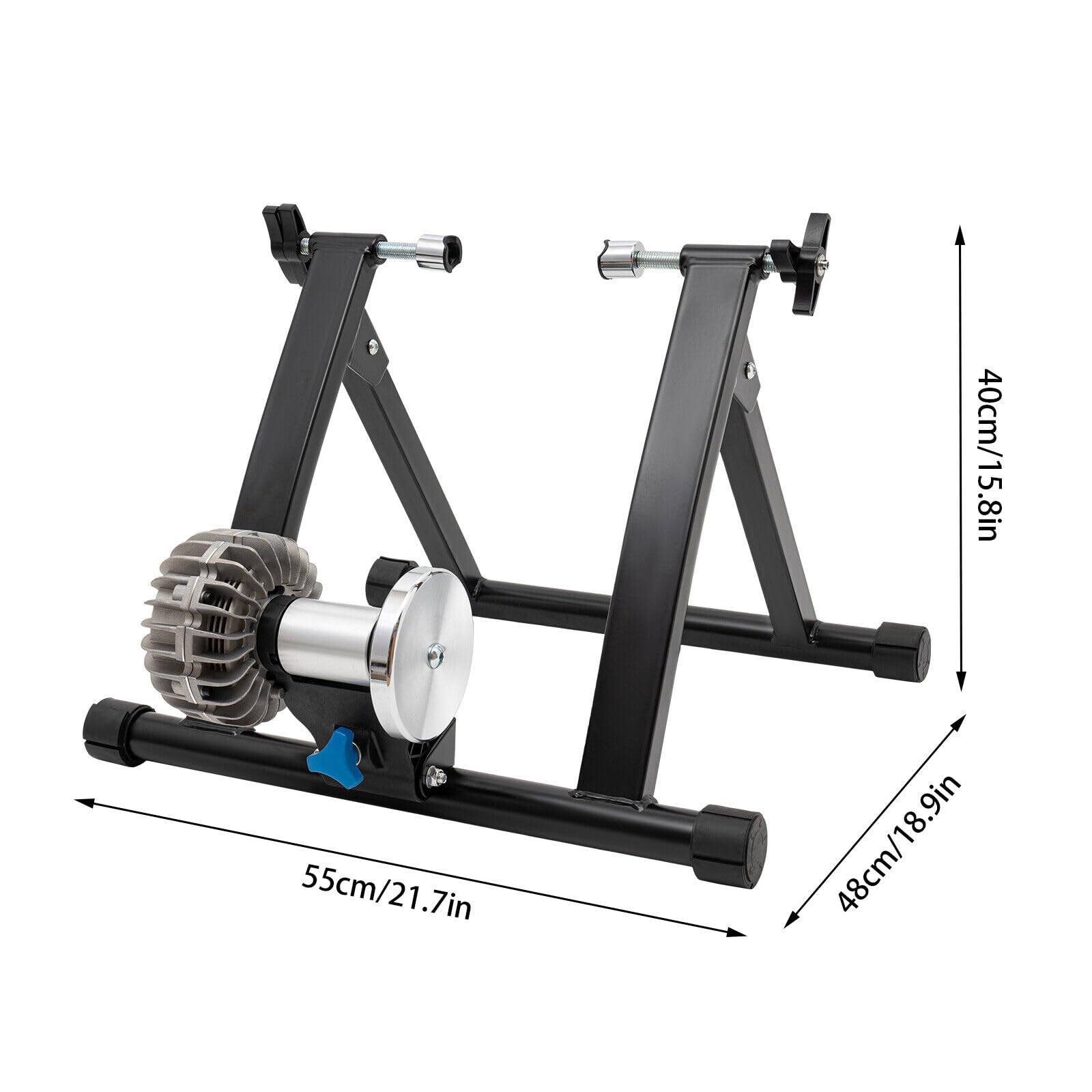 26 – 29 en 700 C – Bicicleta de entrenamiento de soporte ajustable para bicicleta de interior con palanca de liberación rápida, soporte para entrenamiento en interiores