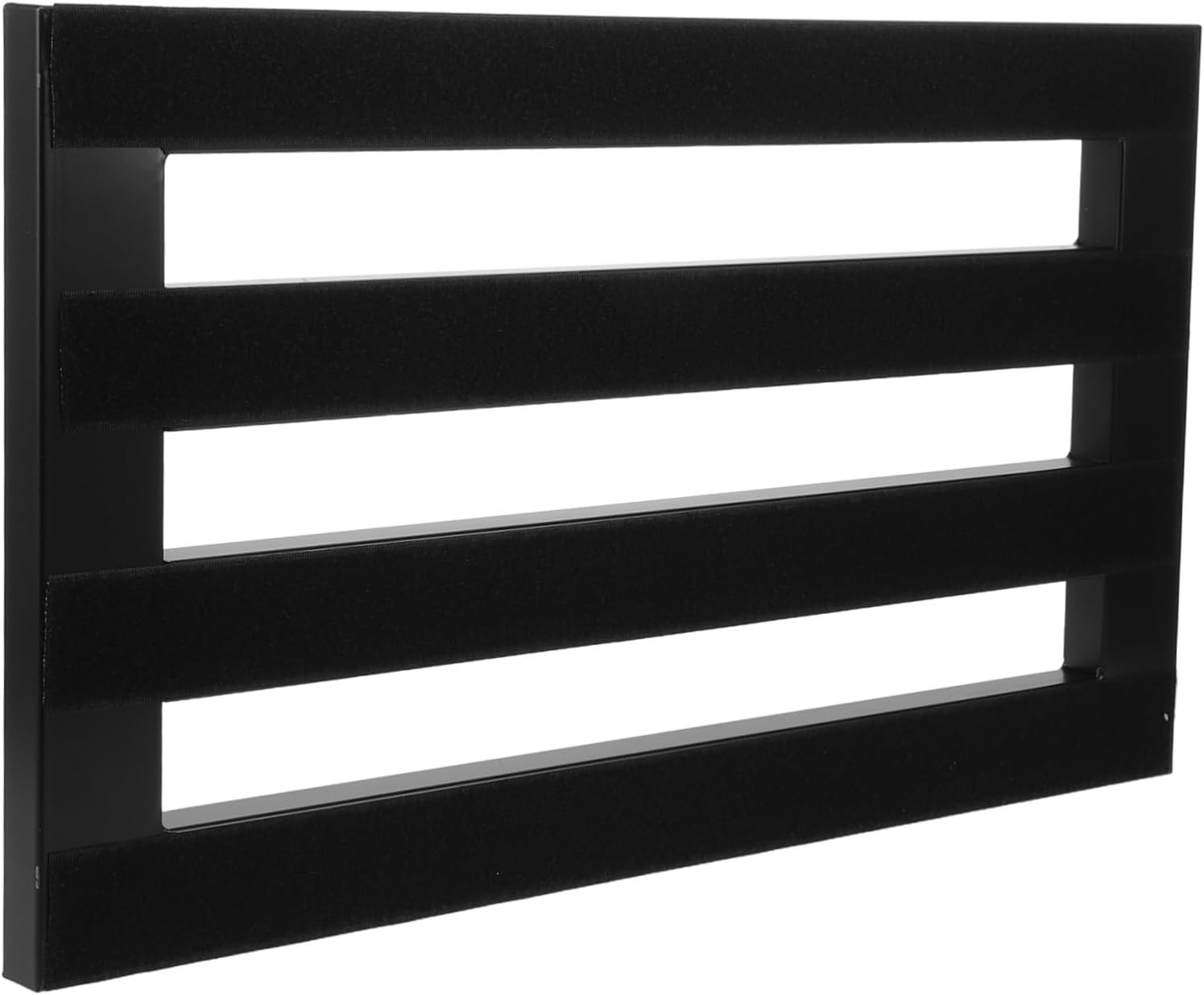 Mini Guitar Pedalboard for Effects Setup, Foldable Portable Black Board | Iron and Plastic Build, Antislip Texture, Easy Layout Adjustment, Practice Sessions and Live Performances