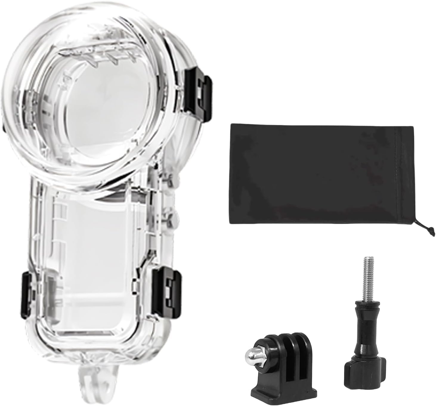 Boîtier de plongée invisible pour caméra d'action série X5, étanche jusqu'à 60 m, étui de protection sous-marin avec support