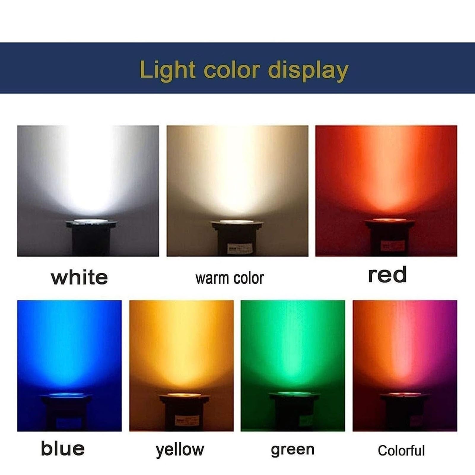 Luces De Paisaje - Lámpara Empotrada Para Exterior Enterrada, Focos LED Rectangulares Impermeables IP65, Luz De Piso LED CA 85-265V, Para Caminos De Entrada, Terrazas(Warm White,12W)