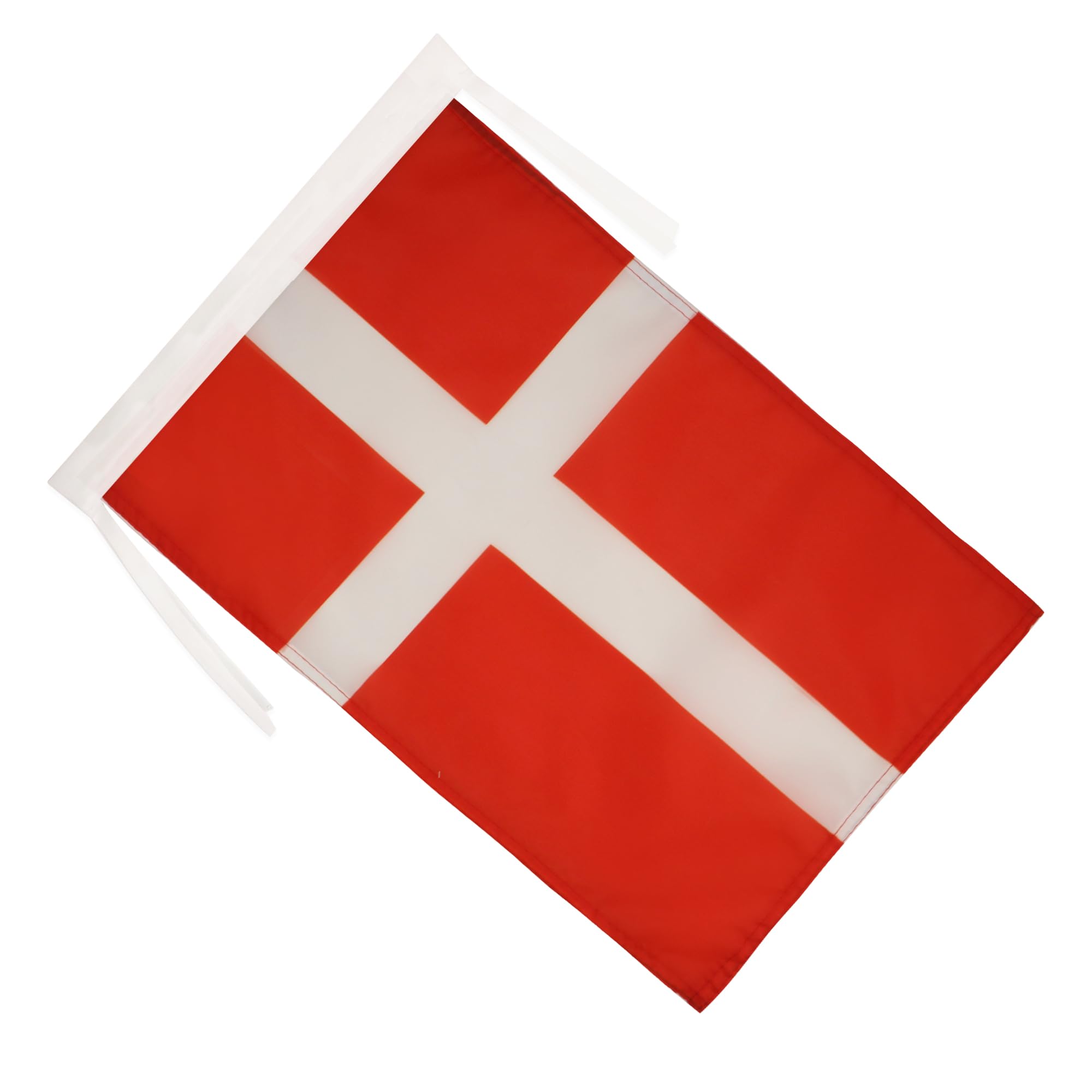 Bandiera Danimarca 45x30cm - Poliestere 100D Con Cordicelle, Per Interni Ed Esterni - Foto 13