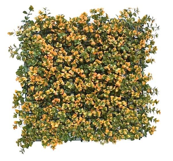 Image of Wall Grass (2 Pcs), Artificial Grass for Wall Decoration, Vertical Garden Artificial Mat, Artificial Grass Tiles for Balcony and Garden (Purple, 50cm x 50cm x 8cm, Plastic, Pack of 2)