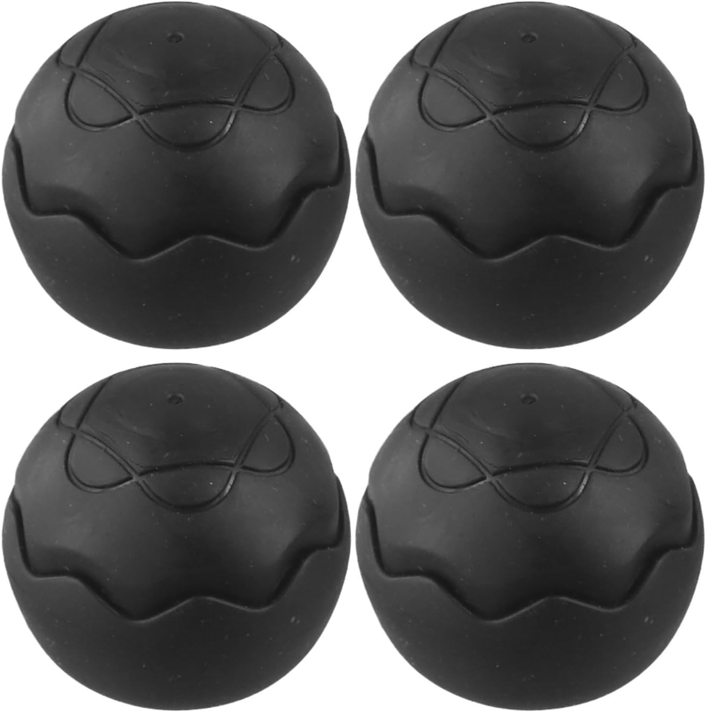 Chair Foot Pads for Camping Chairs - Anti-Sink Ball Leg Covers Non-Slip & Wear-Resistant Outdoor Mfor 3-6mm Legs Spherical for Mud Prevention (4-Pack)(4-Pack(4-Pac(4-Pa(4-P(4-(4((Black)