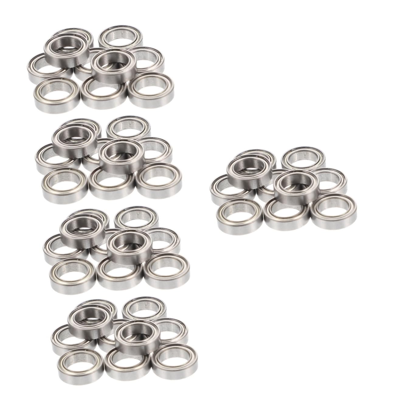 OUNONA 5sets Car Toy Bearings Steel Metal Ball Bearings Diff Wheel Replacement Parts for Cars 10pcs*5