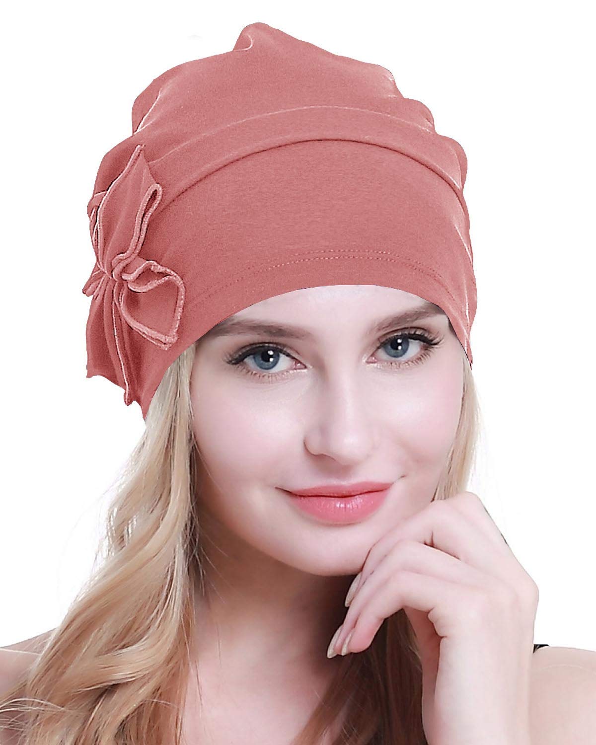 osvyo Bamboo Chemo Headscarf for Women Hair Loss – Cancer Slip On Headwear Turbans Sealed Packaging