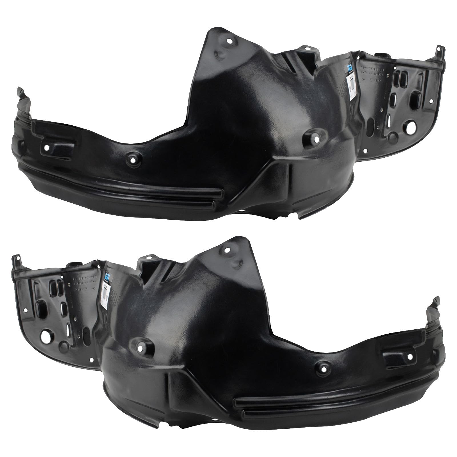 TRQ Front Inner Fender Liner Set | For 2013-2015 Honda Accord HO1248152 HO1249152