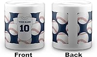 Vista 2 de Banco de monedas de jersey de béisbol personalizado