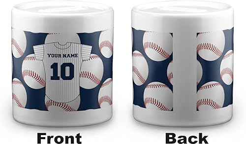 Miniatura 2 de Banco de monedas de jersey de béisbol (personalizado)
