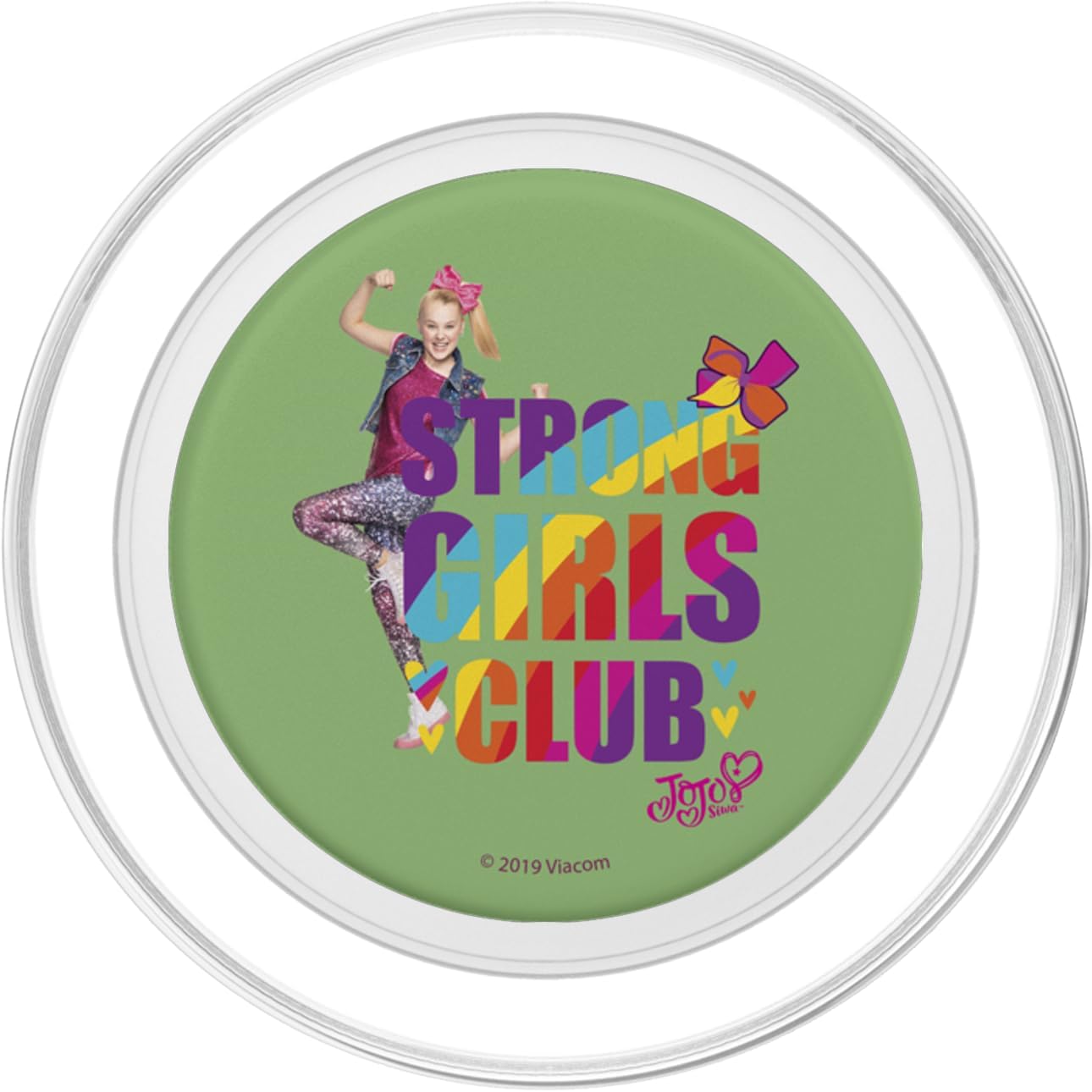 Nickelodeon JoJo Siwa Strong Girls Club Rainbow Flex PopSockets MagSafe PopGrip for iPhone