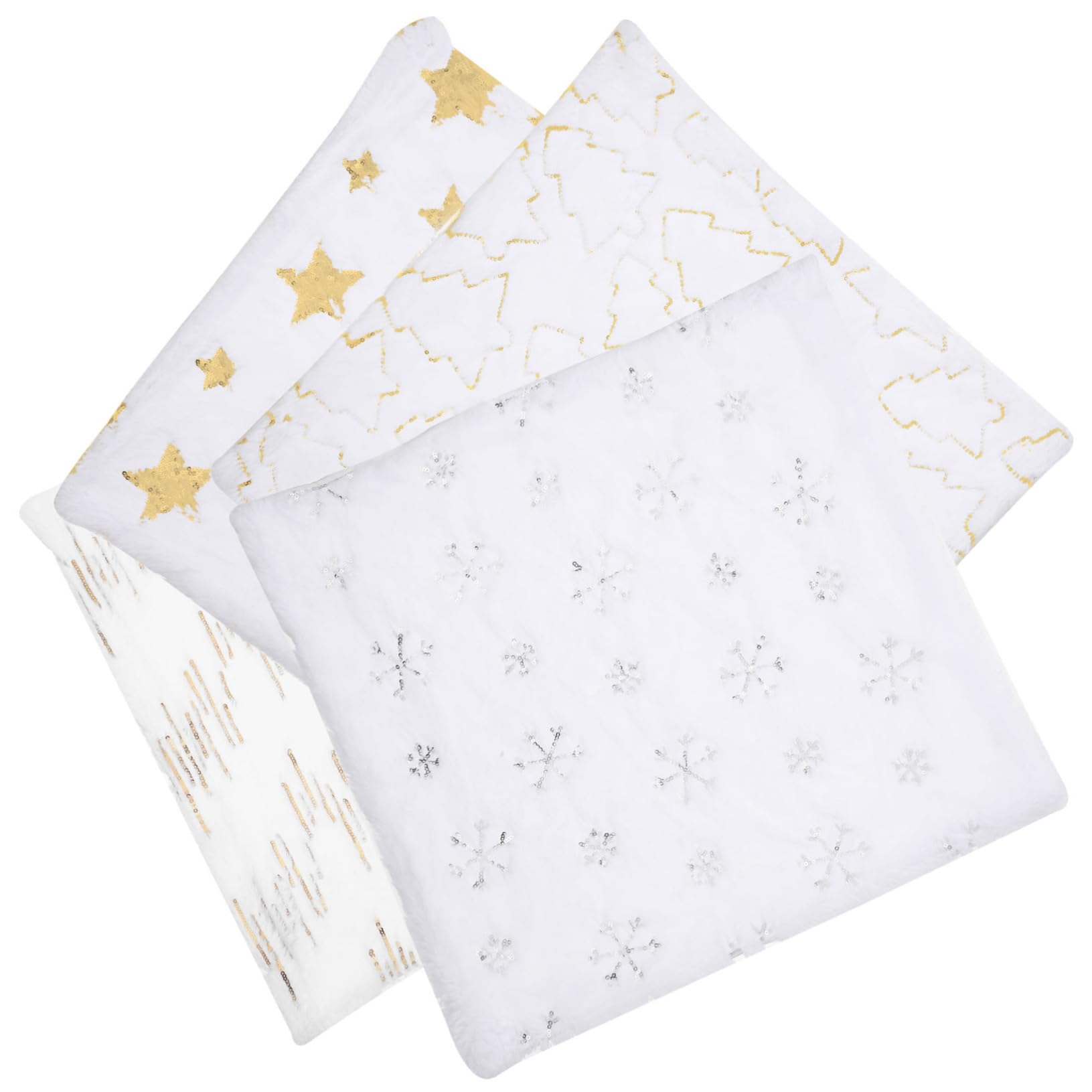 Housses de coussin de Noël taies oreiller douces flocons pour déco de canapé
