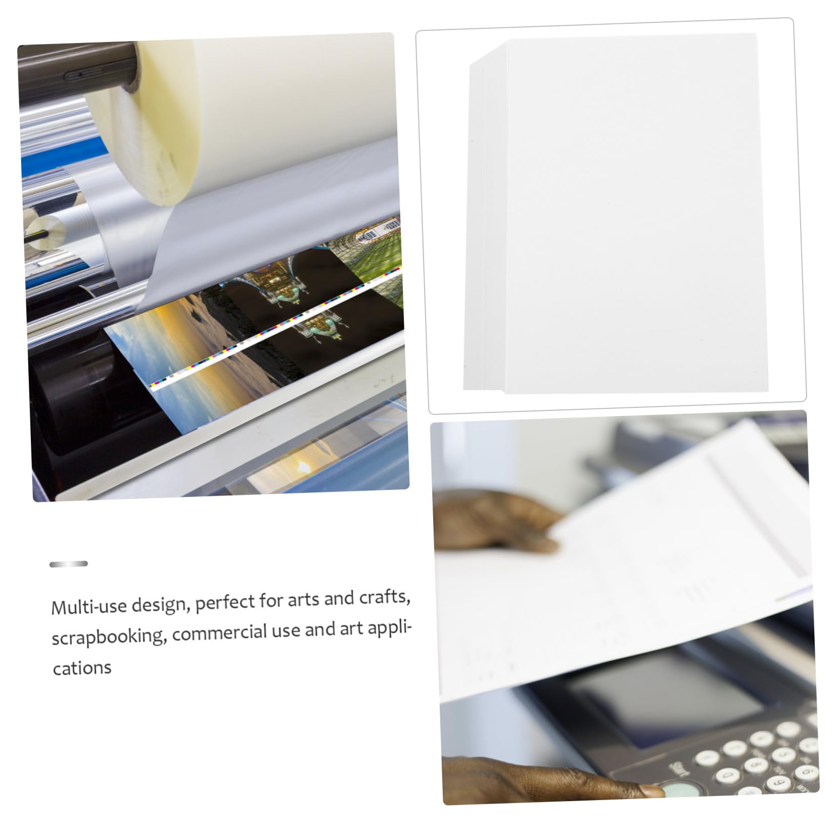 Papier D'impression A5 Blanc 70g 500 Feuilles Papier Cartonné Pour Imprimante Multi-usage Bureau École Loisirs Créatifs