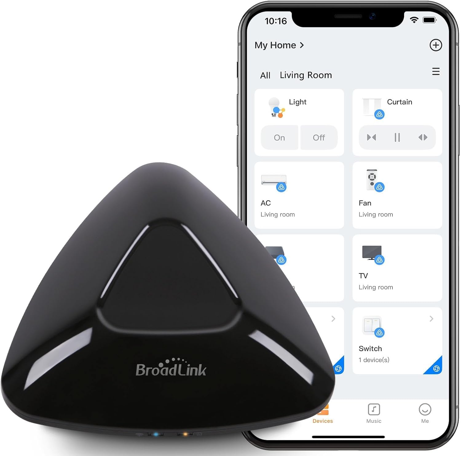Broadlink RM MAX IR RF WiFi Telecomando universale Smart Home Automazione Funziona con Alexa e Google Home