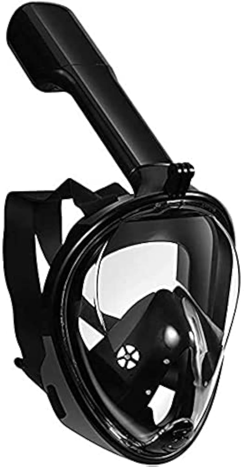Matiko Full Face Snorkel Mask-Diving Mask with 180 Panoramic View Easy Breath, Anti-Fog & Anti-Leak for Kids & Adults, Detachable Dual Snorkeling Gear Perfect for Diving & Swimming (L/XL black) (B09TB9SZH8) Amazon Price History, Amazon Price Tracker