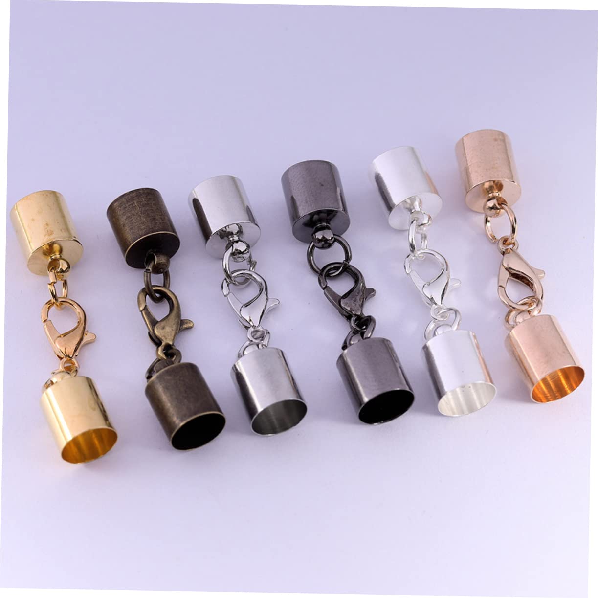 DOITOOL De Metal Cierres De Langosta Para Diy Accesorios Para Manualidades Para Y Reparar Joyas Y Llaveros 60 Piezas*4