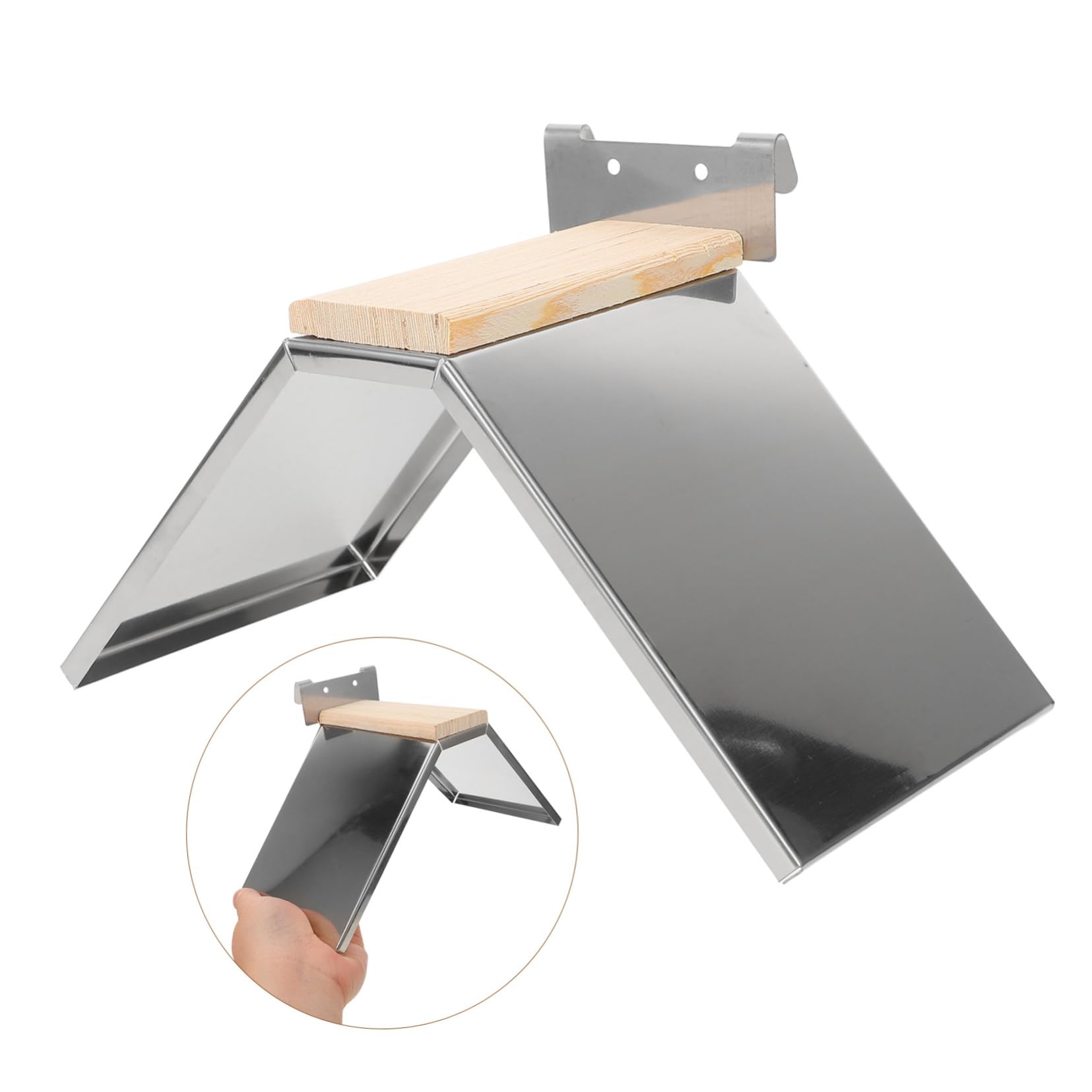 BESPORTBLE 4piezas Soporte De Percha para Pájaros De Inoxidable Percha De Descanso para Palomas y Aves Juguete para Aves para Periquitos y Gallinas