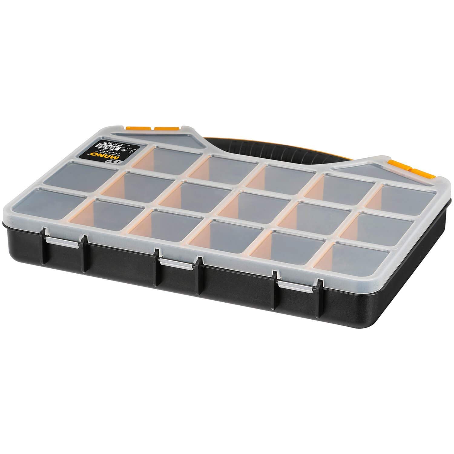 DIY 20 Compartment Parts Storage Organiser Cabinet Screws Carry Case (13")