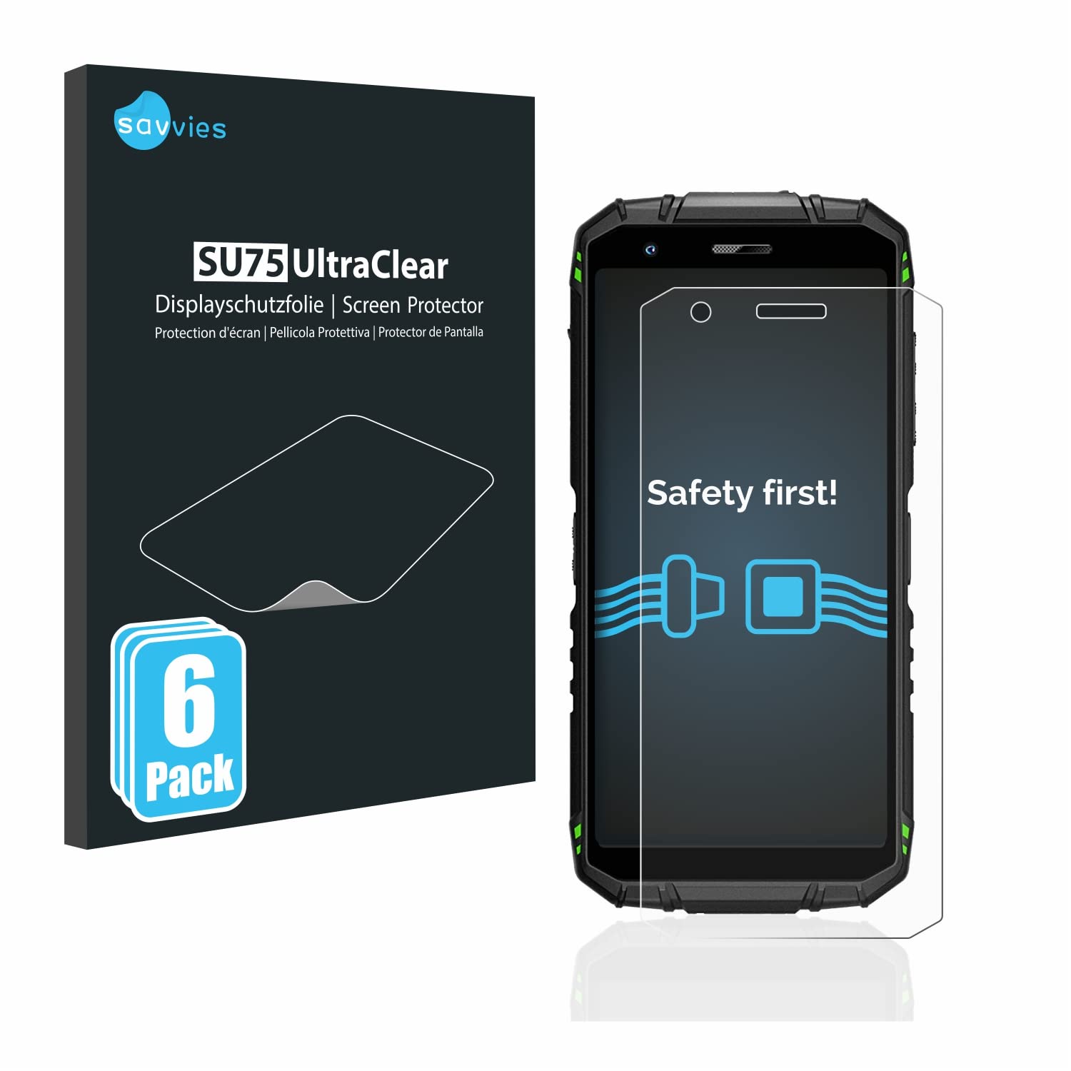 6 Films Protection écran Doogee S41 Pro - Avant Et Caméra - Anti-rayures Brillant