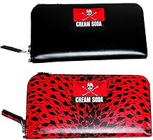 Amazon | [Cream Soda] ラウンドファスナーウォレット 『 RED