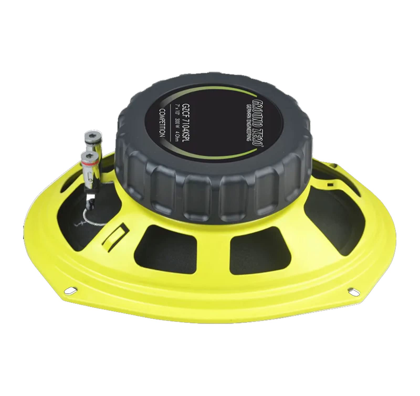 Ground Zero GZCF 7104XSPL- Haut-parleur 4 voies 300 W RMS 200 W 18 x 25 cm