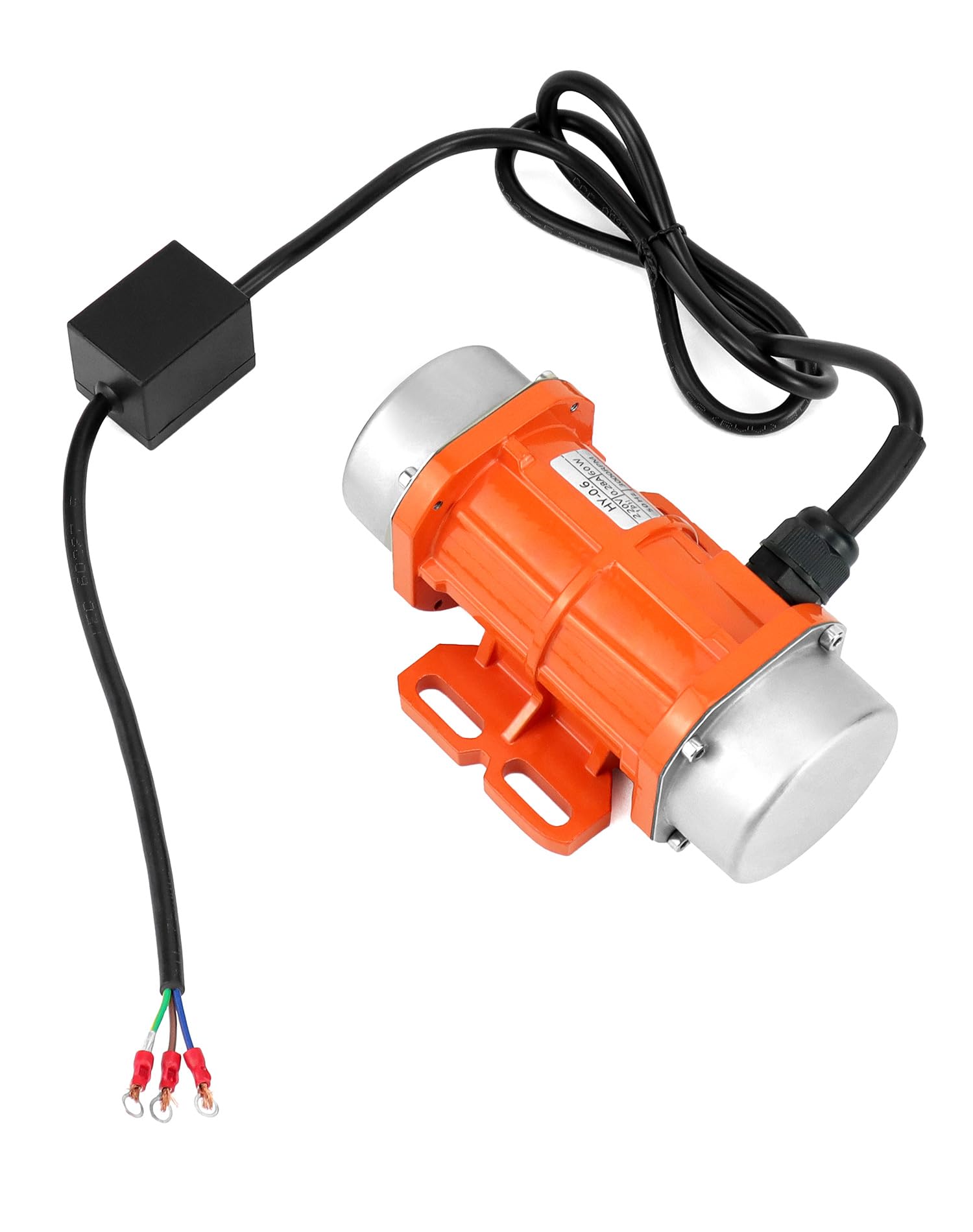 QWORK® Einzelphase Vibrationsmotor, 60W 220V, Kleiner Motorvibrator, 3000 U/Min