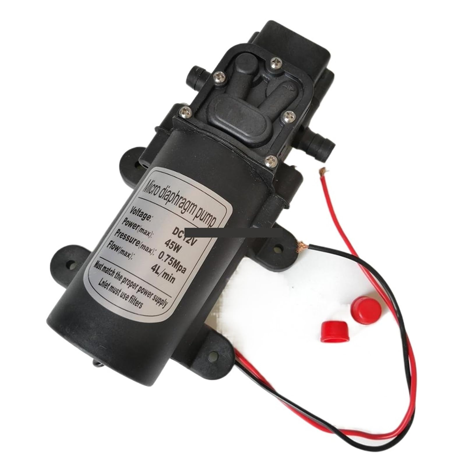 Mini pompe à eau 12V membrane auto-amorçante haute pression