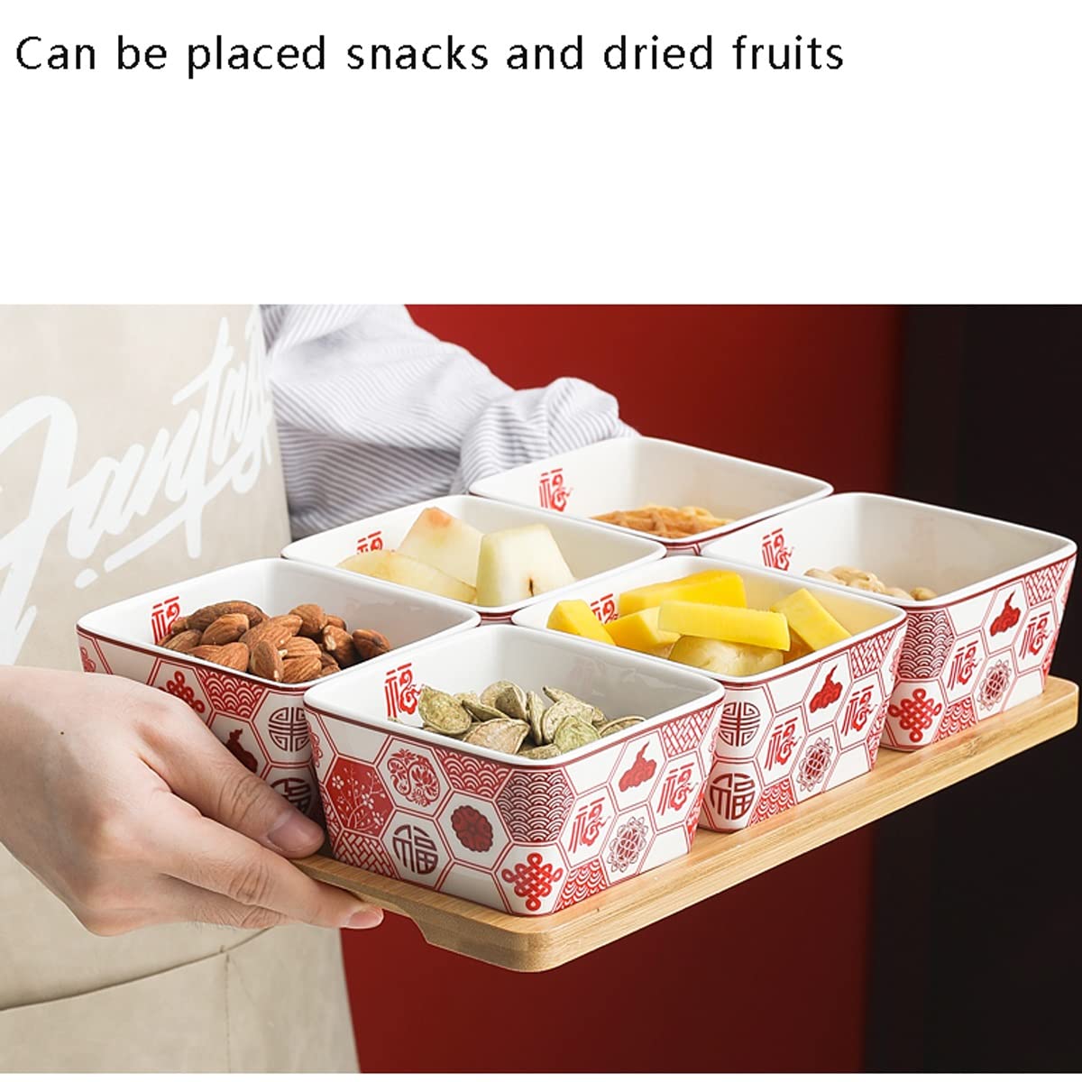 Bol à fruits Plateau de fruits créatif Plateau de collation utilisé pour les bonbons aux noix, les fruits secs Organisateur de stockage de nourriture Noix de fruits ou bols à tremper Panier de fruits