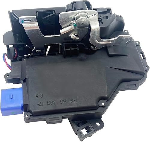 Miniatura 4 de 7L0839016D Actuador de pestillo de bloqueo de puerta eléctrico compatible con 2002-2010 Cayenne VW Phaeton # 3D4839016A - 7 pines trasero derecho