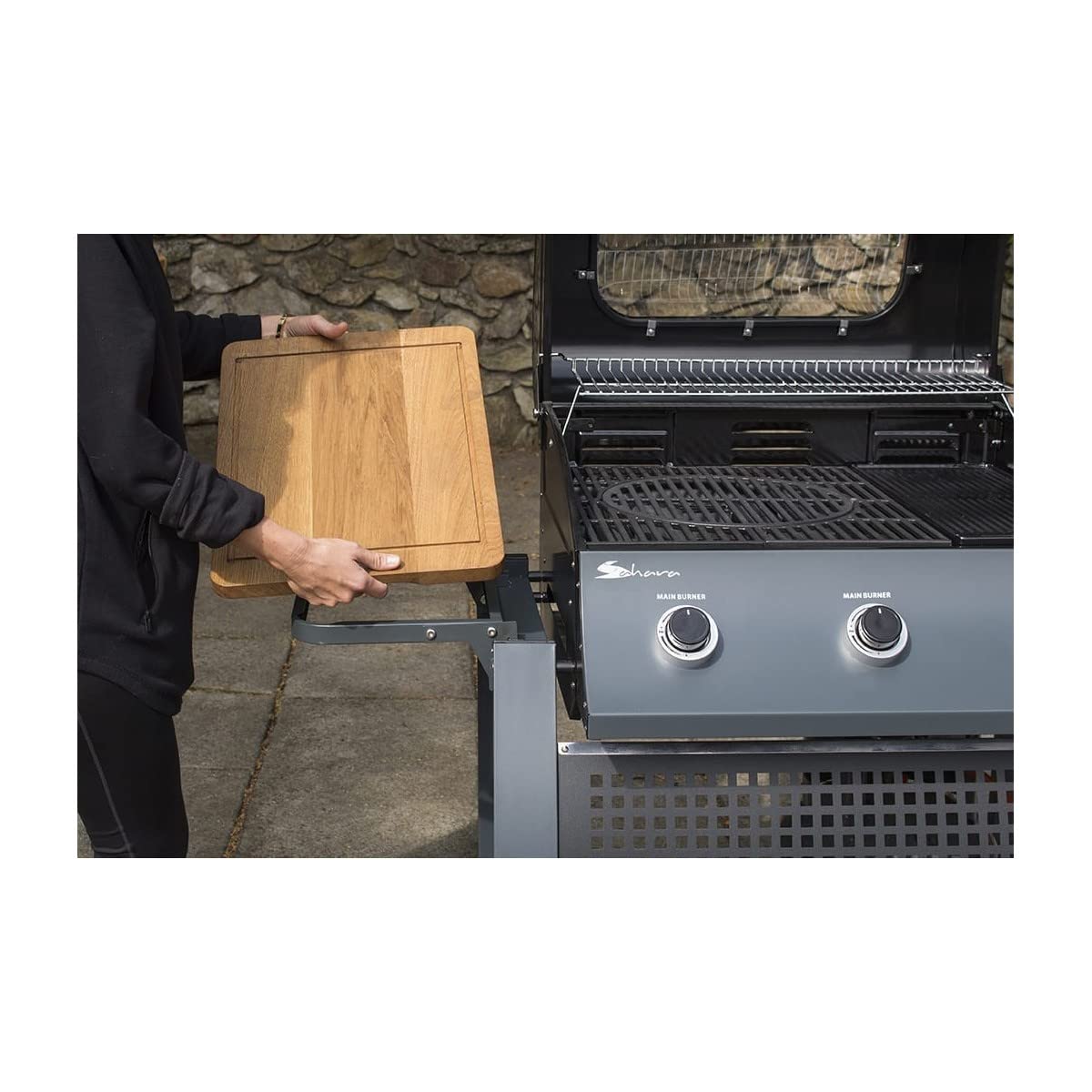 Barbacoa de gas Sahara Roaster S350 Azul