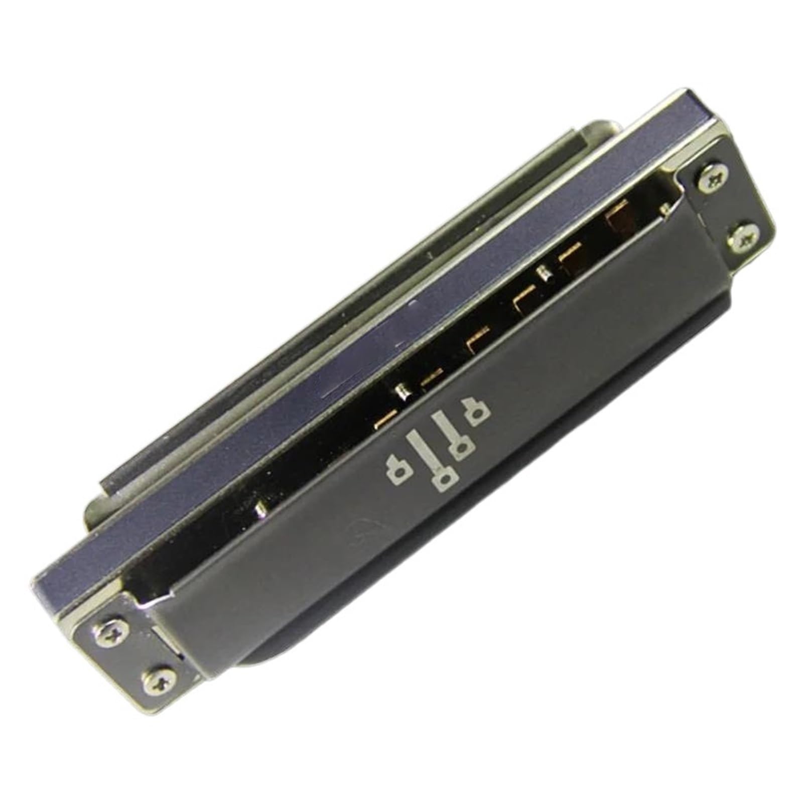 Harmonijka Ustna Ulepszona 10-dołkowa Harmonijka Blues Harp Professional Harmonica Z Futerałem Harmonijka Dla Początkujących Dorosłych(G)