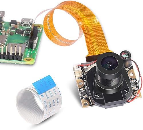 Para Raspberry Pi 3 Modelo B+ Módulo de cámara Automático IR-Cut Cambio de Visión DíaNocturna Video Cámara Web Enfoque Ajustable 5MP Sensor OV5647
