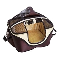 Croci FAST & EASY 2 in 1 – Trasportino Gatto e per Cani Taglia Piccola 49x40x35 cm (Max 15 kg) – Borsa Porta Cane, Gatti o Coniglio con Tracolla da Trasporto, Zaino per Animali Domestici (Misura M)