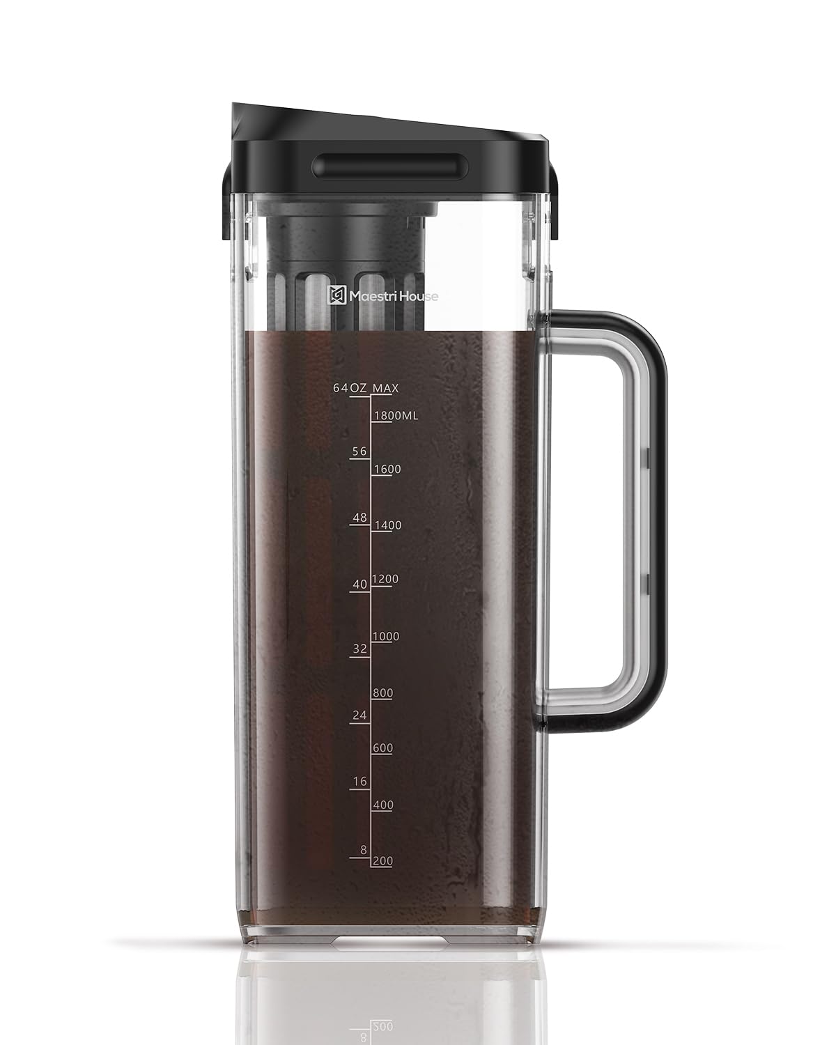 Maestri House Cold Brew Coffee Maker, 40oz BPA-Free Tritan Pitcher, view 9