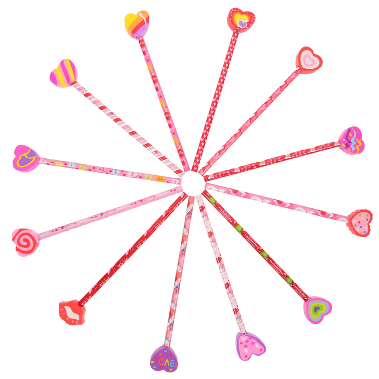 TEHAUX 3 Ensembles Crayon En Bois Hb Enfants Adultes Gamme De Crayons À Thème Faire La Fête Nouveauté Pour Le Cœur Stylo De Croquis Crayons À Dessin Pratiques Accessoires 18 Pièces * 3