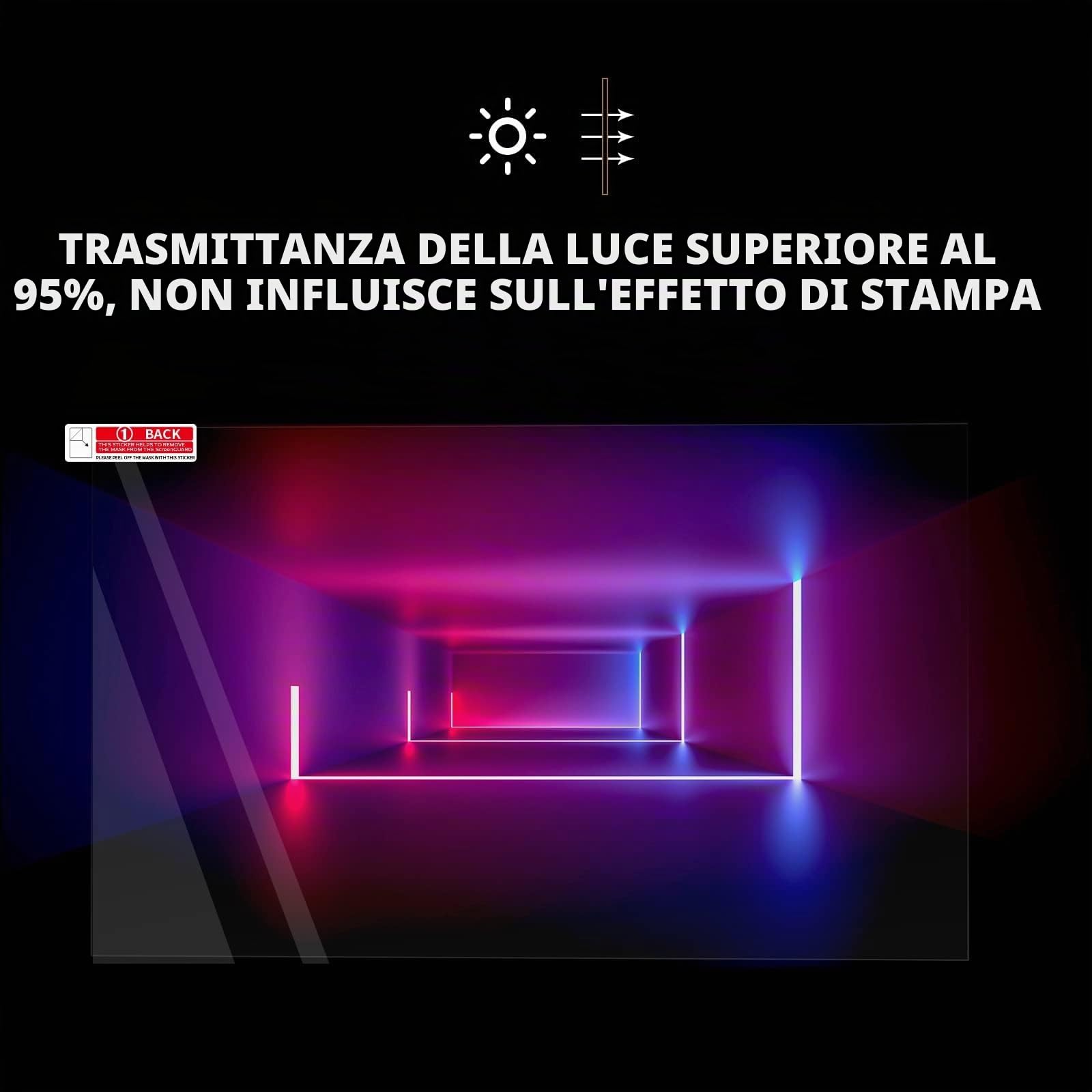KOYOFEI 5PCS Pellicola Protettiva per Schermo Anycubic Photon Mono M7 Pro, Proteggi Schermo per Stampanti 3D LCD Resina