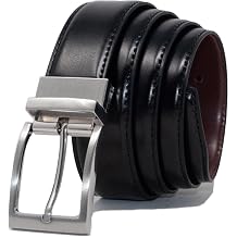 Ashford Ridge Mens 34mm Reversible Black/Brown Trouser Belt