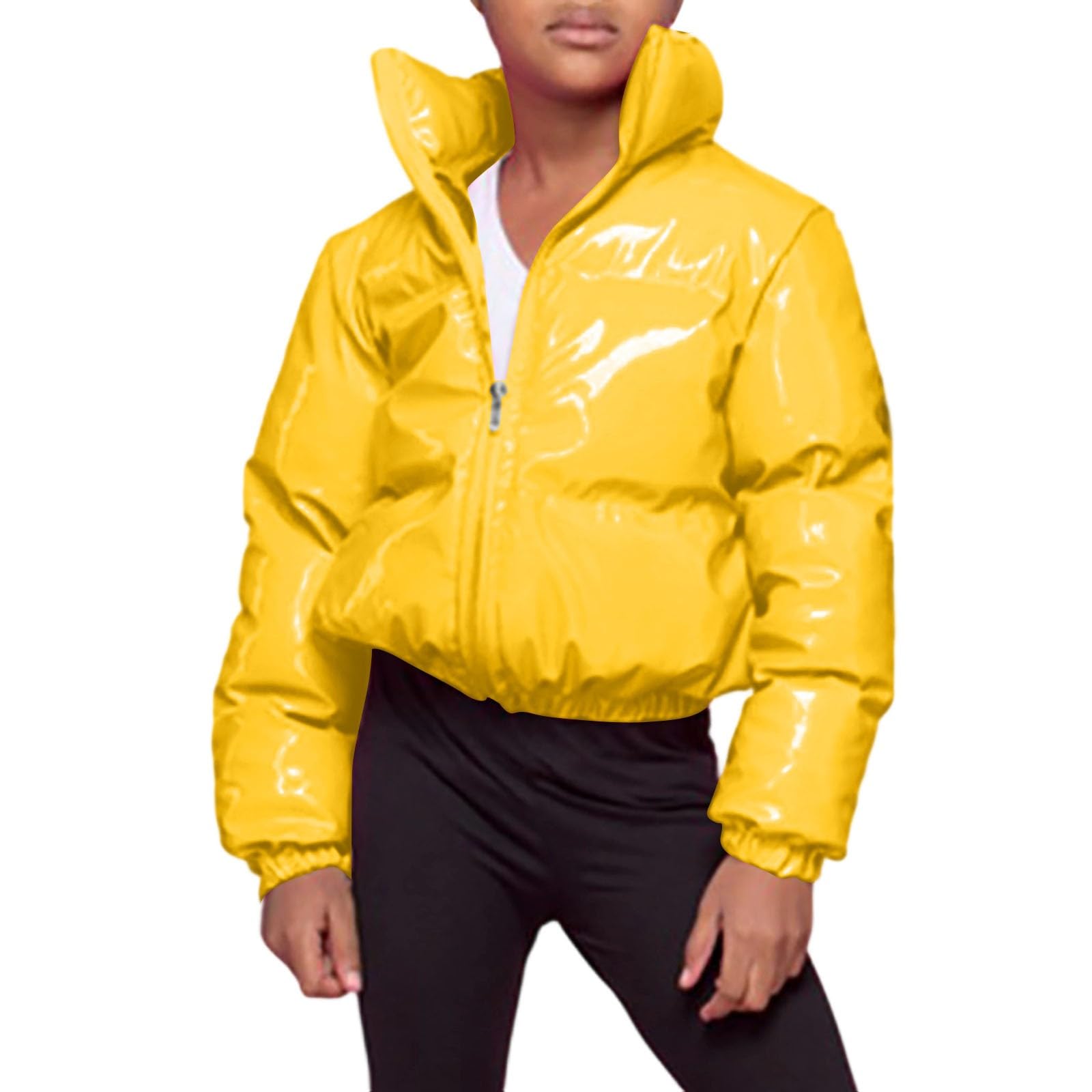 Abrigo y chaqueta de invierno para niñas, abrigo acolchado para niños, suave, grueso y aislante, ropa de invierno para niñas en climas fríos, con capucha de piel sintética, bolsillos, cremallera.