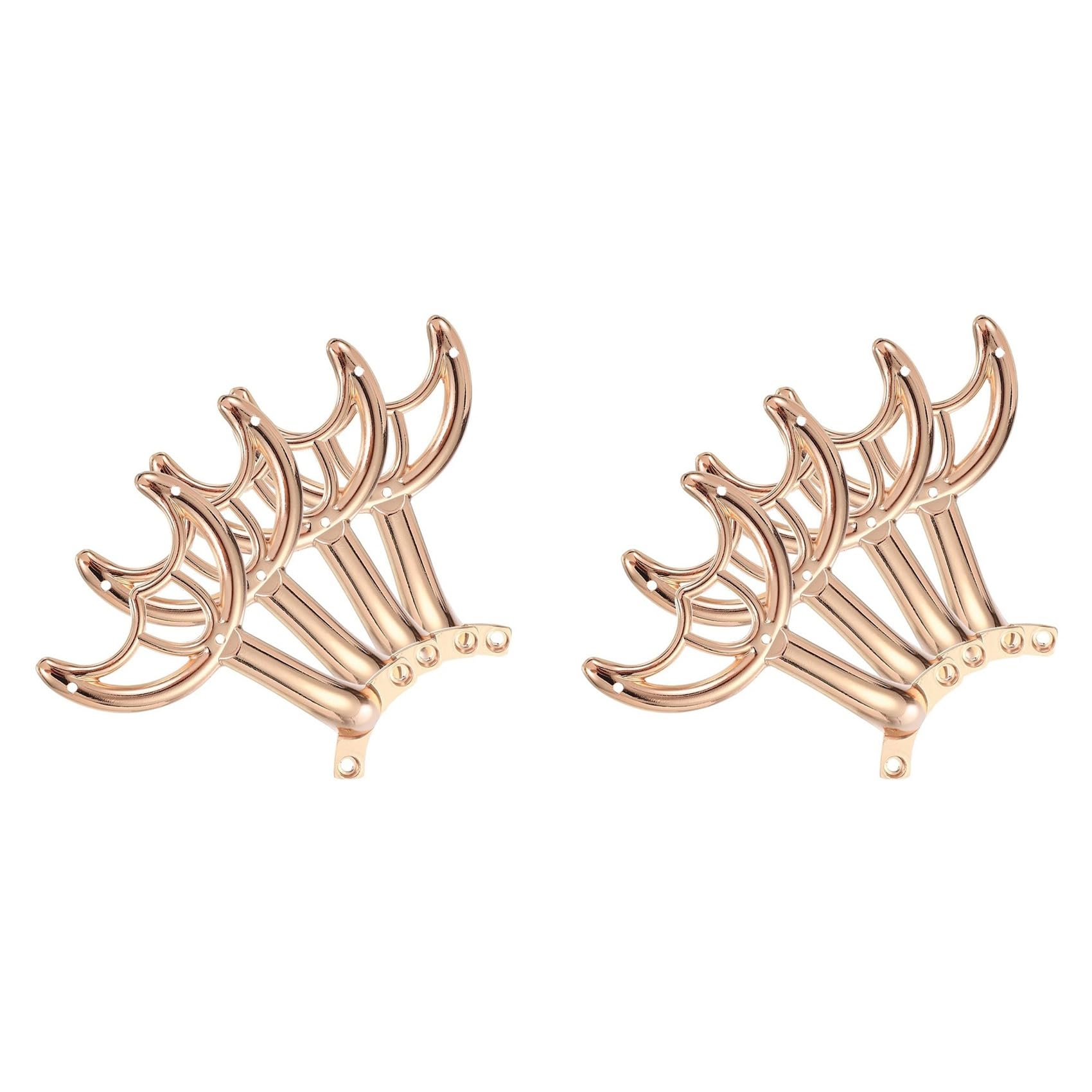 Hndhbfgrt Ceiling Fan Blades Arm Replacement, 8 Pcs 52inch Fan Blade Replacement Parts Mounting Bracket Kit French Gold