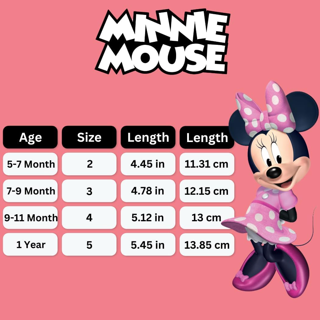 Disney Mickey Mouse and Minnie Mouse Clog Sandals Closed Toe Backstrap Baby Boy and Girl Slip on Slides Quick Dry Water Pool Shoes (Sizes: 2-4 Infant / 5 Toddler) - Image 6